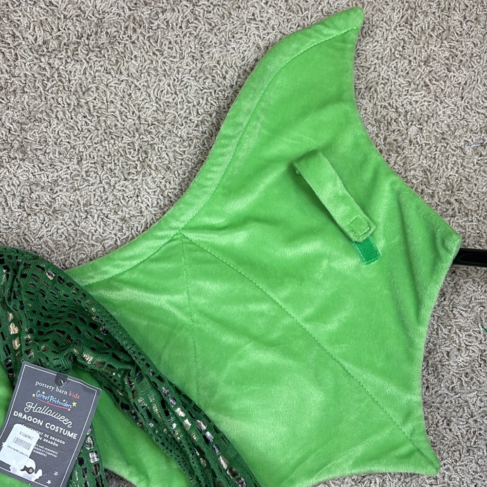 Pottery Barn Kids Green Dragon Costume - Picture 8 of 16